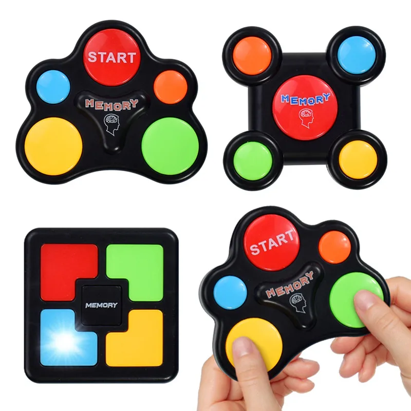 Interactief spel Geheugentraining Spelmachine Grappig speelgoed voor kinderen Educatieve geheugenspelmachine met lichtgeluiden Speelgoed