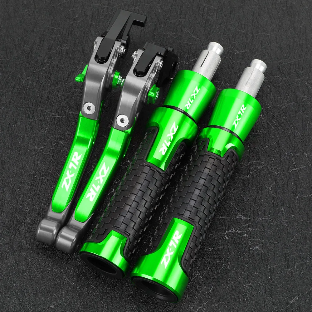 Brake Clutch Levers Handlebar Grips Handle Ends Motorcycle Accessories Aluminum FOR Kawasaki ZX7R ZX7RR 1989 1990 1991 1992-2003