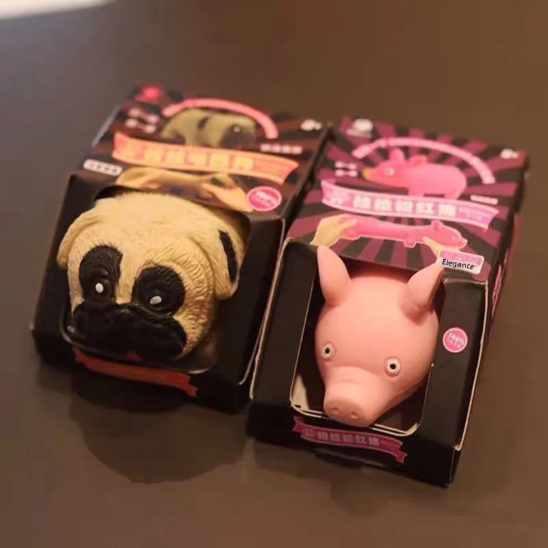 Trick Decompression Toy Hot Sale Squeezing Toy Vent Artifact Decompression Pat Pig Lala Pug Shiba Inu