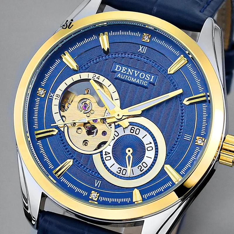 

Часы Danfu Мужские механические, светящиеся многофункциональные, высококлассные механические