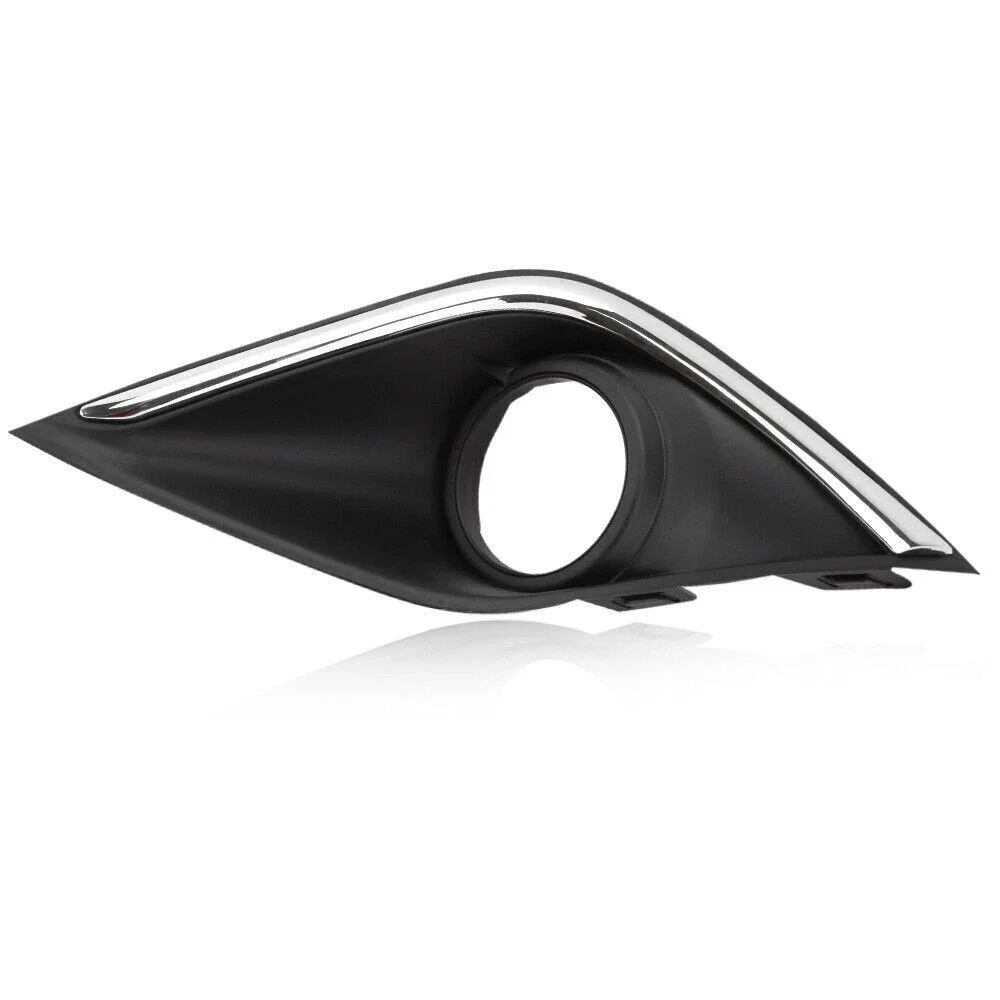 

Front Fog Light Surround Trim Cover A Pair For Mitsubishi Outlander Mk3 2015-2019 Black Front Bumper Decoration Accessories