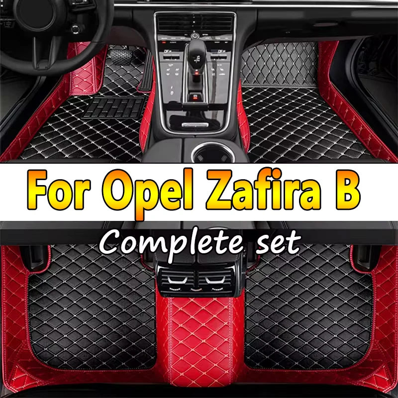 

Автомобильные коврики на заказ для Opel Zafira B 2005 2006 2007 2008 2009, автомобильные роскошные кожаные коврики с полным покрытием для мужчин и женщин