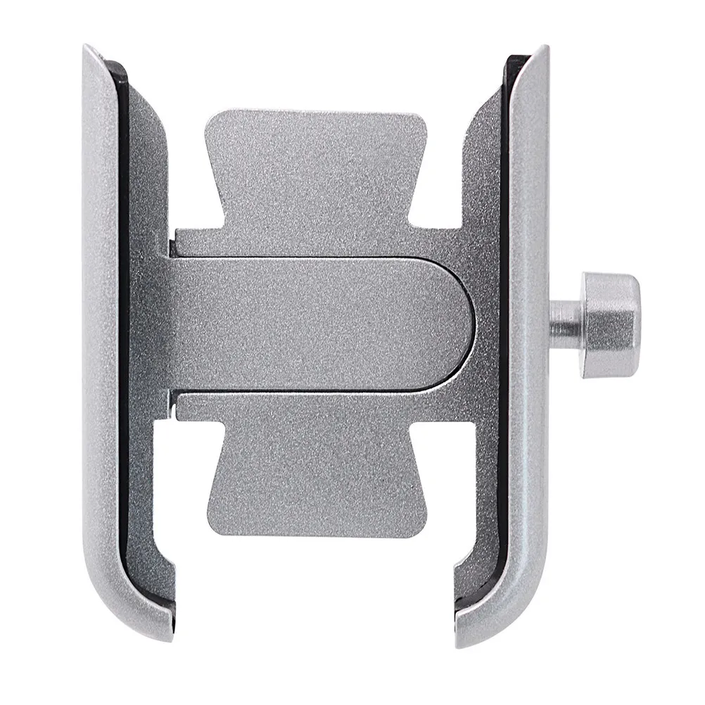 

Aluminum Alloy 360-Degree Rotatable Motorcycle Phone Holder for Scooters Atvs Snowmobiles Tricycles Handlebar Mount Silver