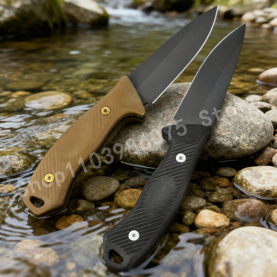 

TF24 уличный прямой нож 9Cr13Mov лезвие G10 ручка открытый кемпинг тактический охотничий нож для самообороны нож для выживания в полевых условиях