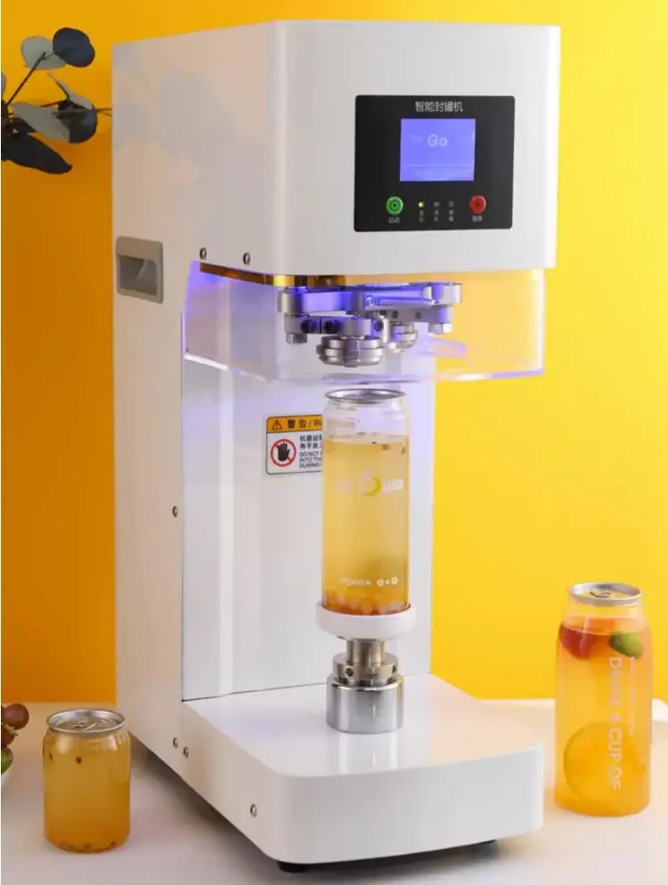 Automatic Can Sealing Machine, Non-Rotary Sealing Machine, PET Can, Beer Aluminum Can Beverage Can Commercial Food Sealing