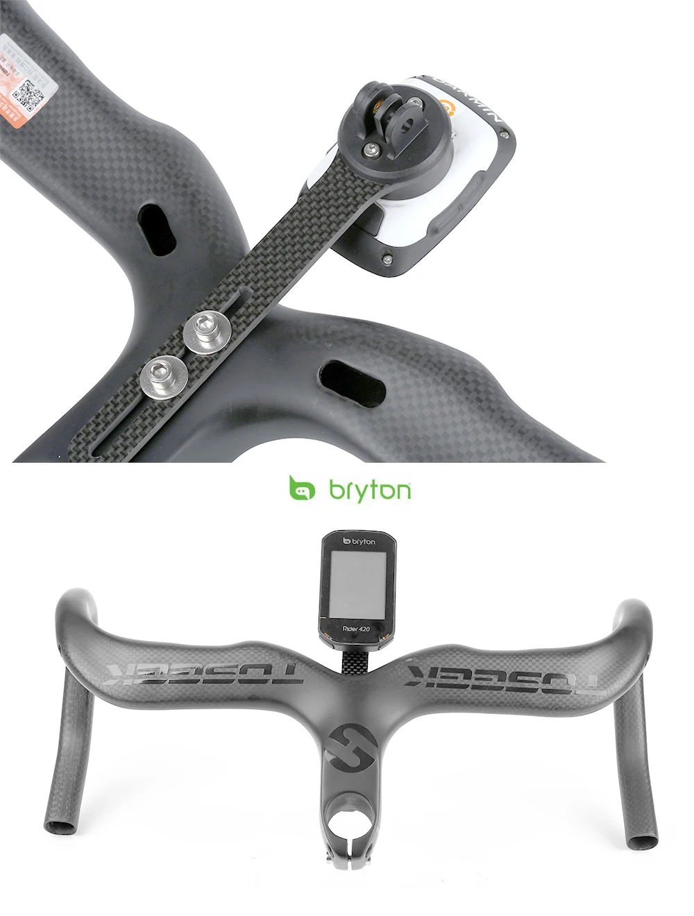 CYDY Carbon 3K Garmin Halterung Edge 130 200 Rennrad-Computerhalterung Wahoo Bryton Rider 420 Fahrrad-Lichtclip Kamera-Halterung – Detail 15