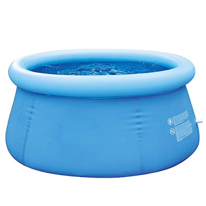 

Inflatable Top Ring Swimming Pools for Adults Outdoor Easy To Set Kids, Kiddie Pool