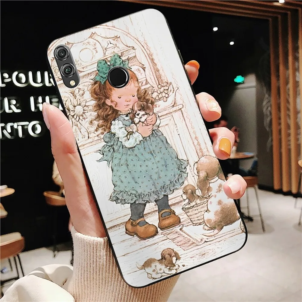 Sarah Kay Girls cute Phone Case For Huawei Honor 10 lite 9 20 7A pro 9X pro 30 pro 50 pro 60 pro 70 pro plus