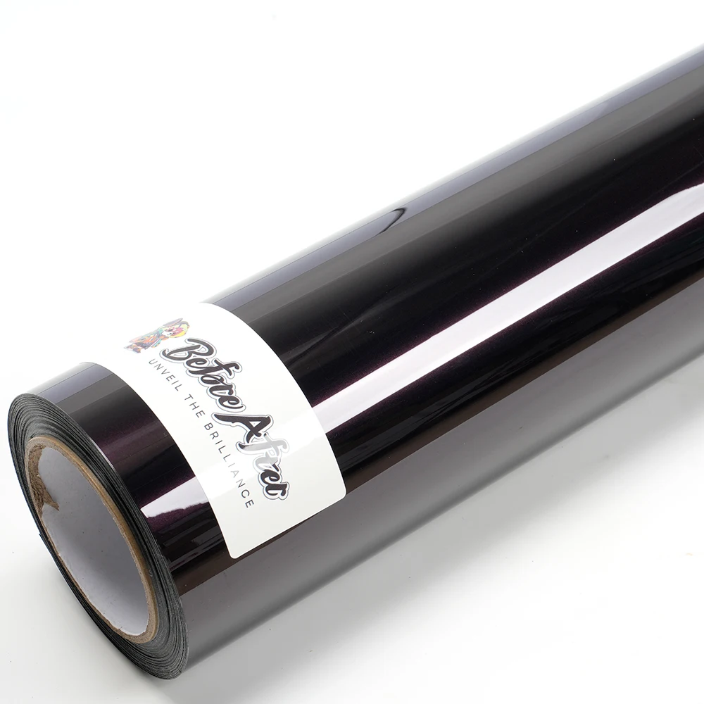 Metaalverf Rose Paars Glanzend Metallic Paars Vinyl Wrap Film Autobescherming Body Wrapping Vinyl Film met luchtbelvrij