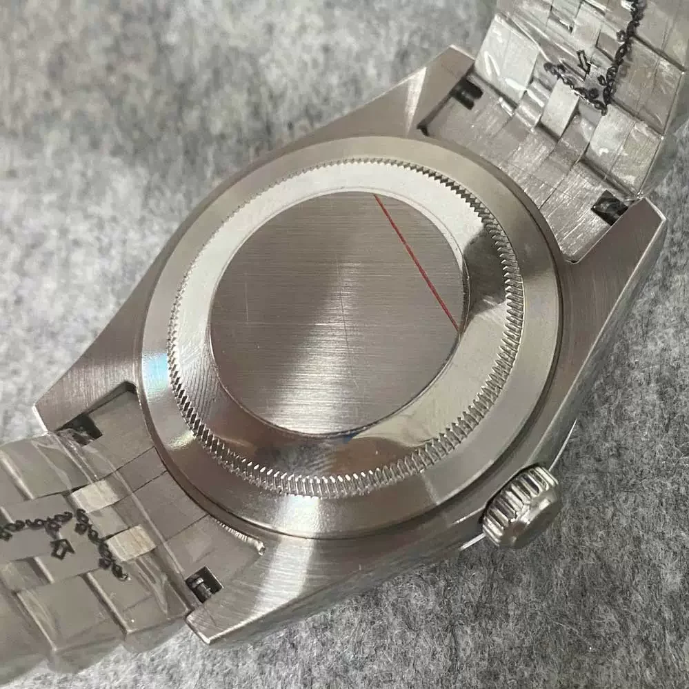 Cassa NH35 + cinturino orologio in acciaio inossidabile 316 cassa NH35 cassa 36mm/39mm vetro zaffiro adatto per movimento NH35/NH36