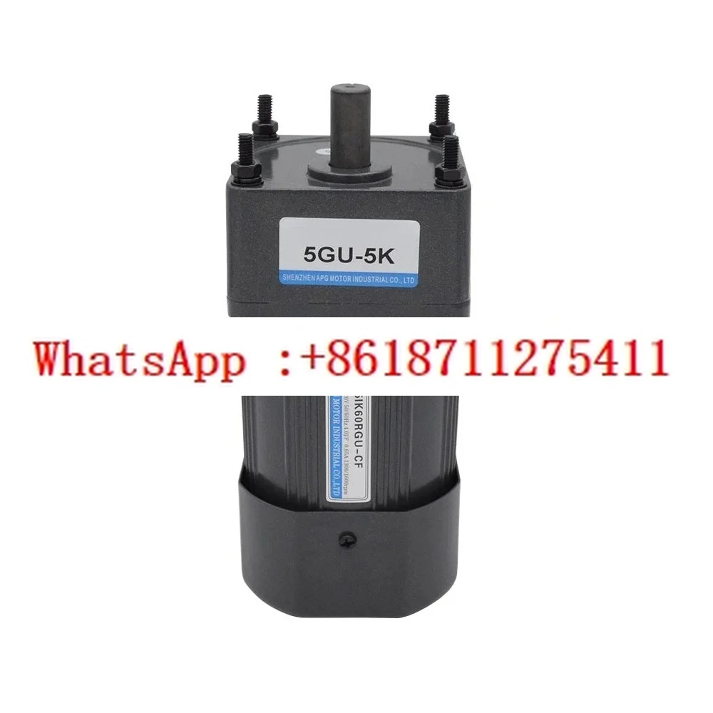 

5IK60GN-CF 60W three-phase 220V/380V AC gear motor, reversible, adjustable speed
