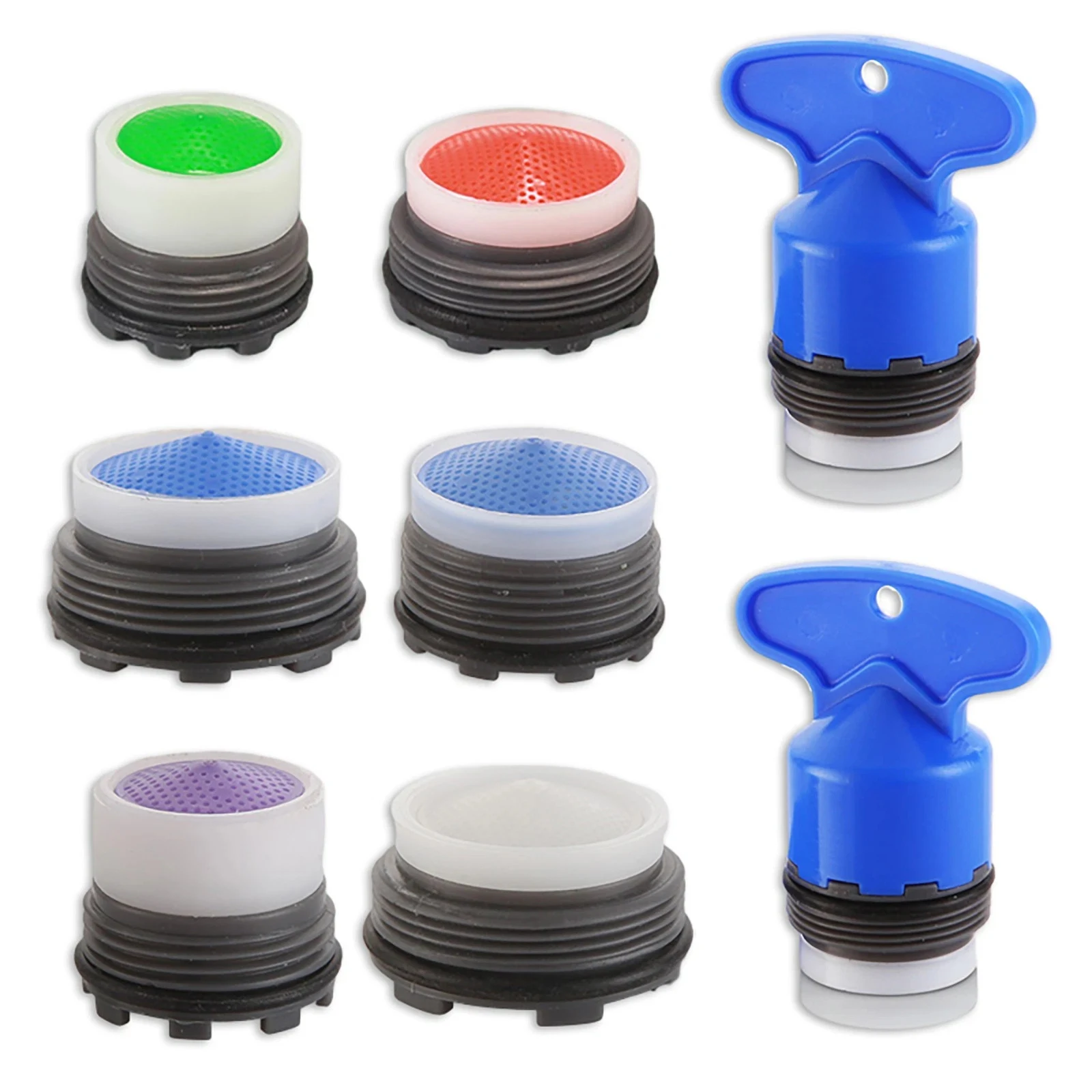 1Pcs 16.5mm 18.5mm 21.5mm 23.5mm Bathroom Built‑in Embedded Male Thread Bubbler Water Faucet Aerator Spout Filter Accessories