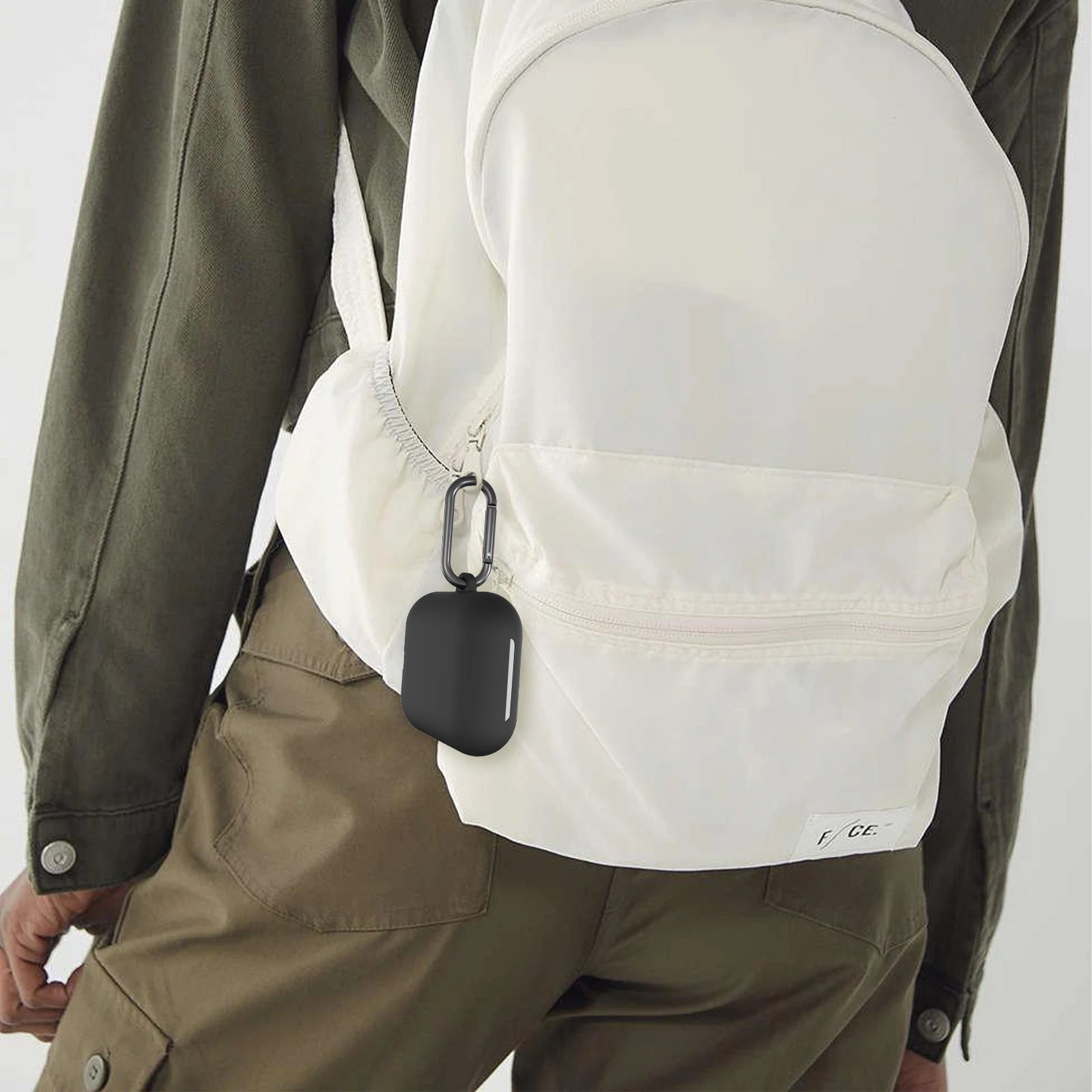 Geekria Case Cover silikon, kompatibel dengan Beats Fit Pro True Wireless earbud, earphone Skin Cover