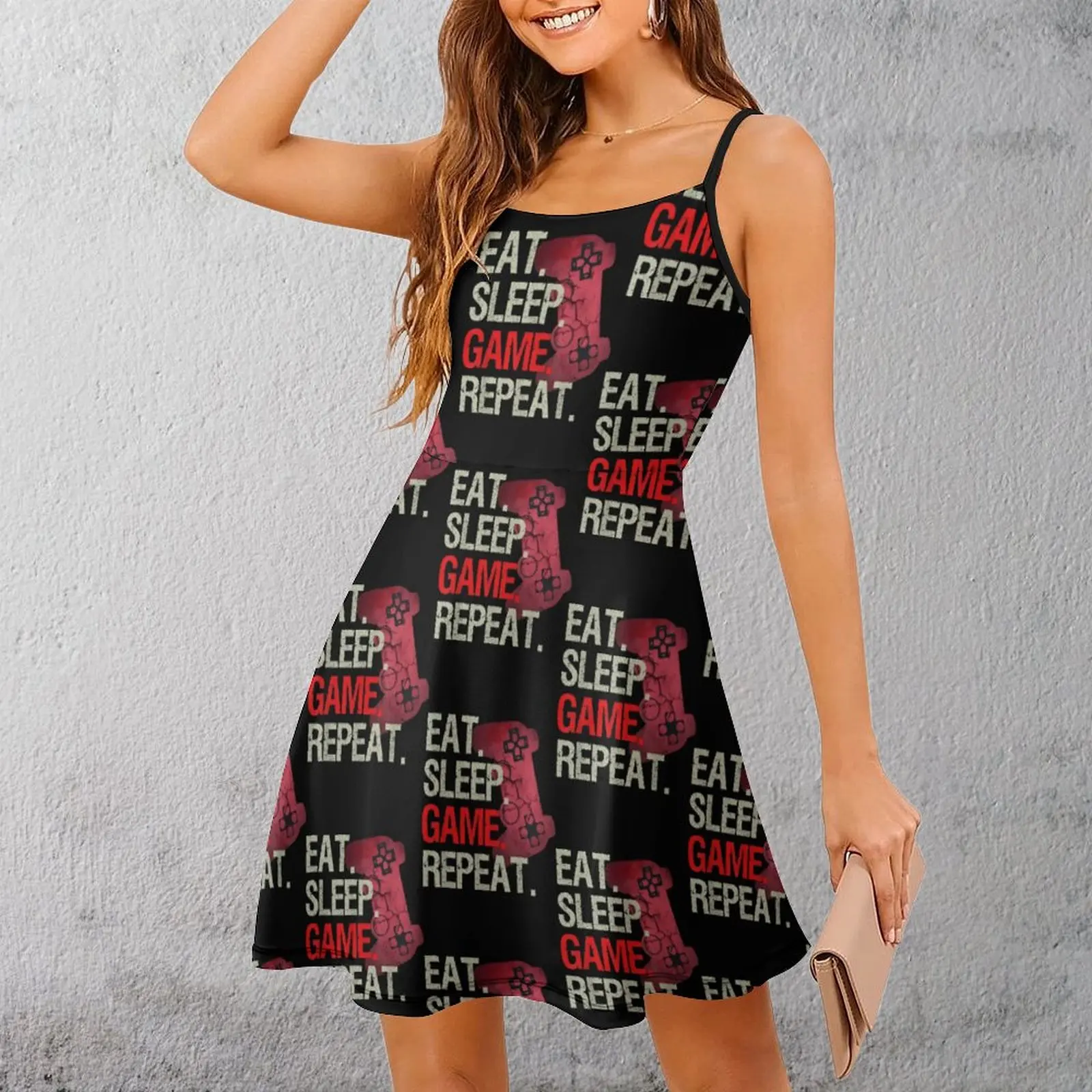 vestido-feminino-exotico-com-suspensorios-jogo-de-comer-e-dormir-design-de-repeticao-vestido-estilingue-feminino-novidade-festas-humor-grafico