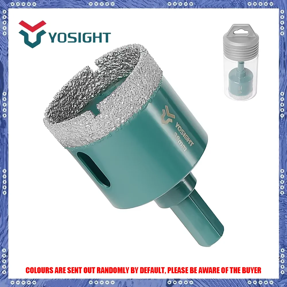 

Алмазная кольцевая пила 20–100 мм — алмазное колонковое сверло с треугольным хвостовиком для аккумуляторной дрели и сверлильного станка, подходит для сухого и влажного использования