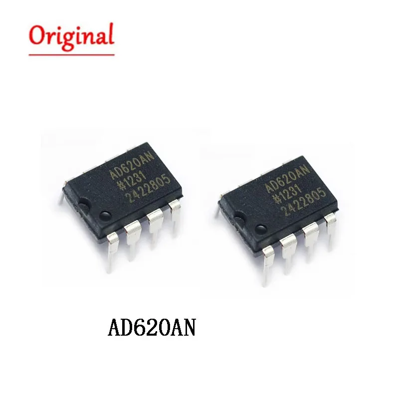 5PCS AD620ANZ DIP-8 IC  AD620AN DIP AD620A NEW operational amplifier