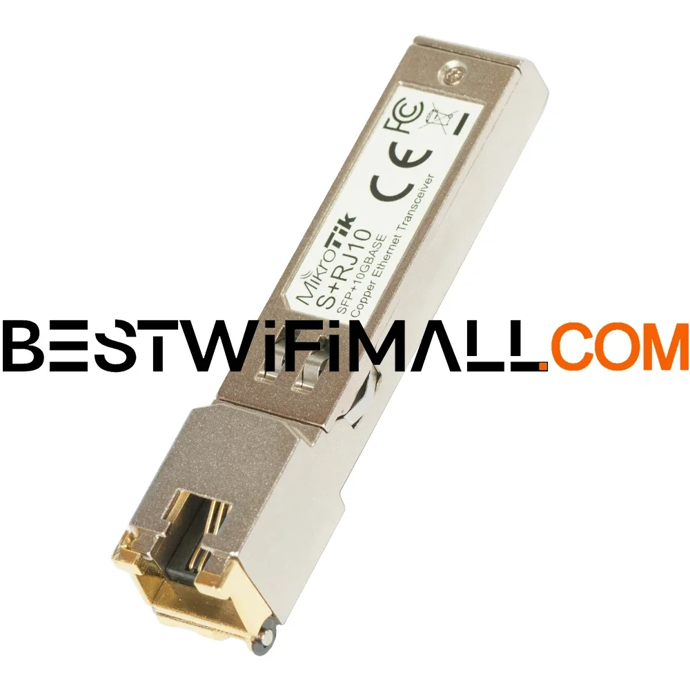 MikroTik S+RJ10, Optical Module SFP+ 6-Speed RJ-45 For Up To 10 Gbps