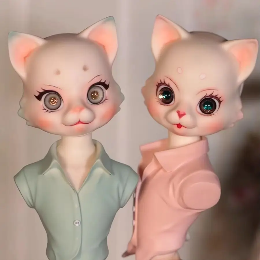 new sd bjd 1/6 toy animal cat head decoration genuine sd advanced resin joint doll table new products Free shipping from stock