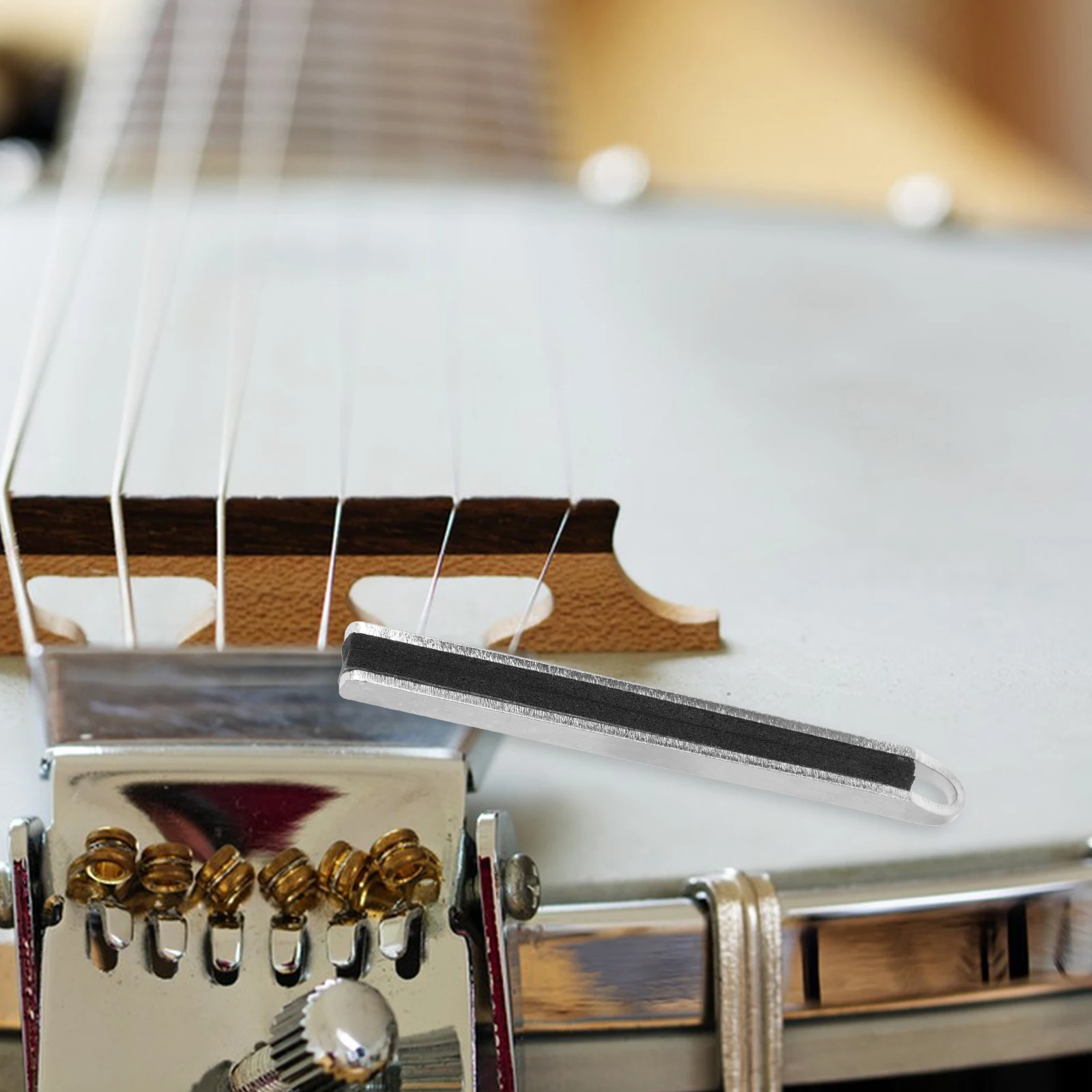 

Banjo String Dampener Simple Installation Banjo String Dampener Universal Fit Banjo Mute Pad Long-Lasting Banjo String