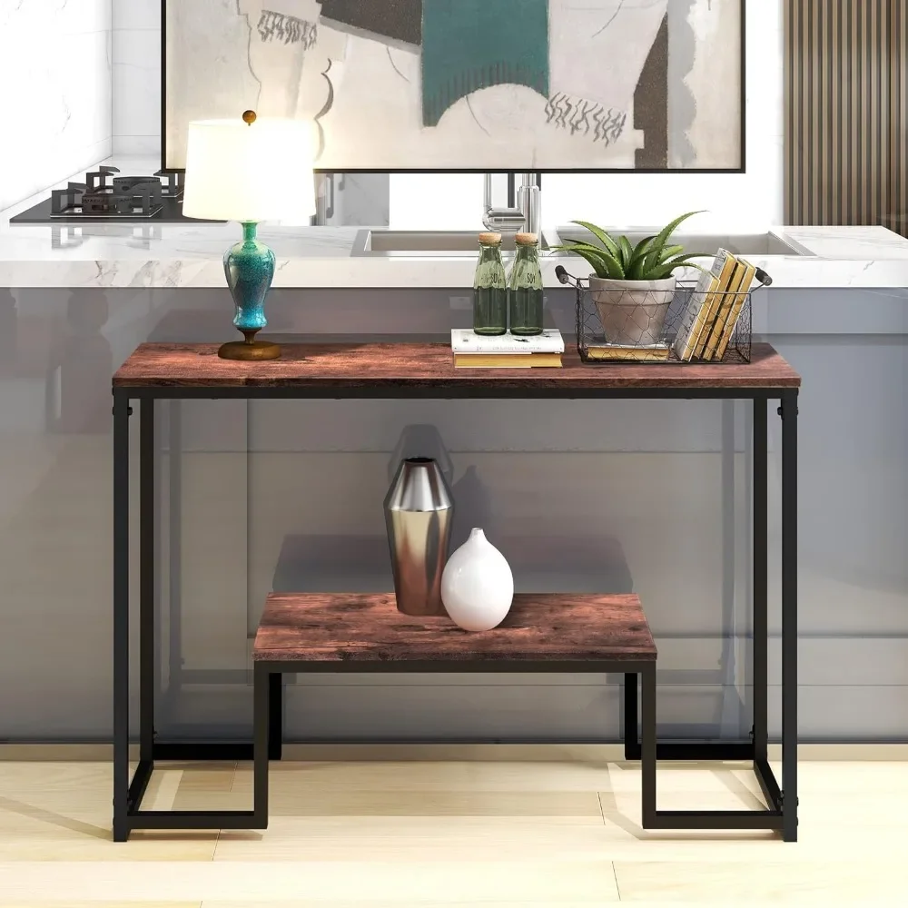 

Living Room Console Table, Narrow Sofa Table, Industrial Entryway Table, Rustic Hallway Foyer, Furniture