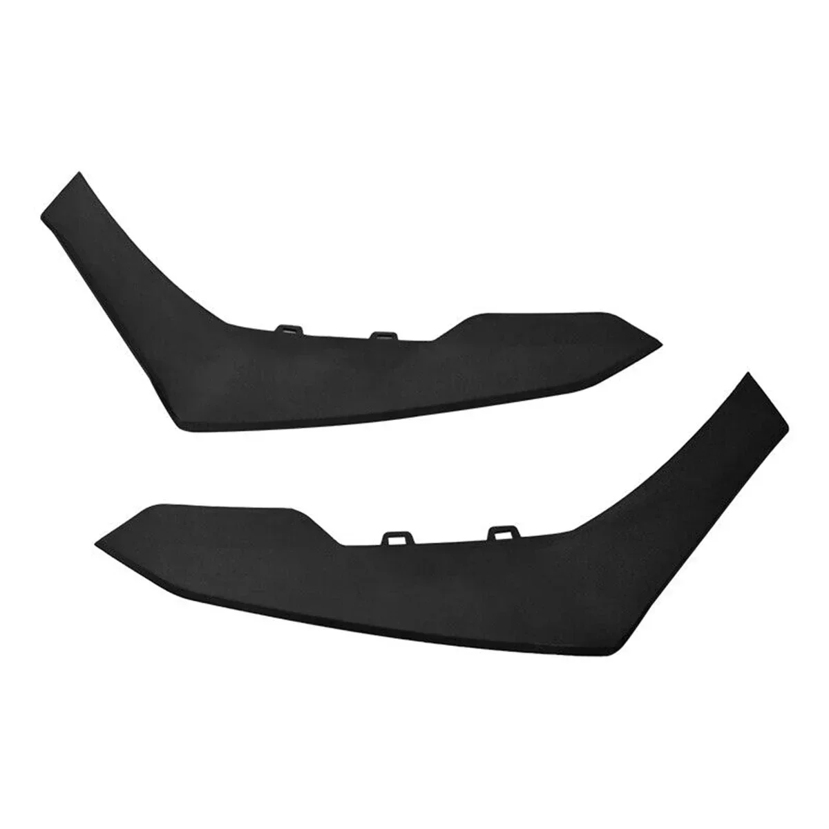  Front Bumper Side Splitter Canards PP For 2016-2023 Chevrolet Camaro Modified With 1LE or ZL1 Style AMPP Bumper Matte Black