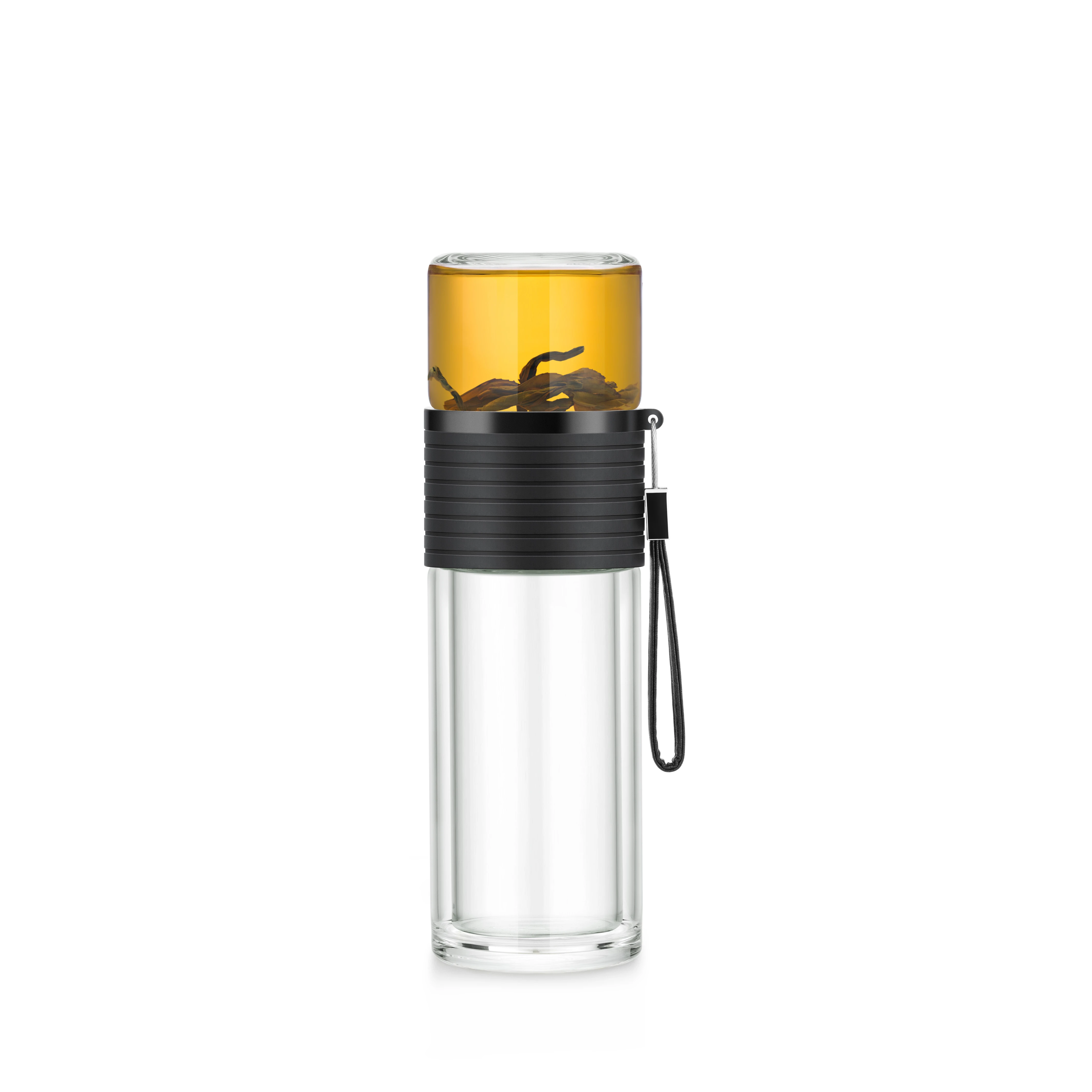 SAMADOYO-Tea Separator, Heat-Resistant Glass Brewing, Tea Filtration, Portable Cup, Outdoor, Travel, Vehicle Water Cup