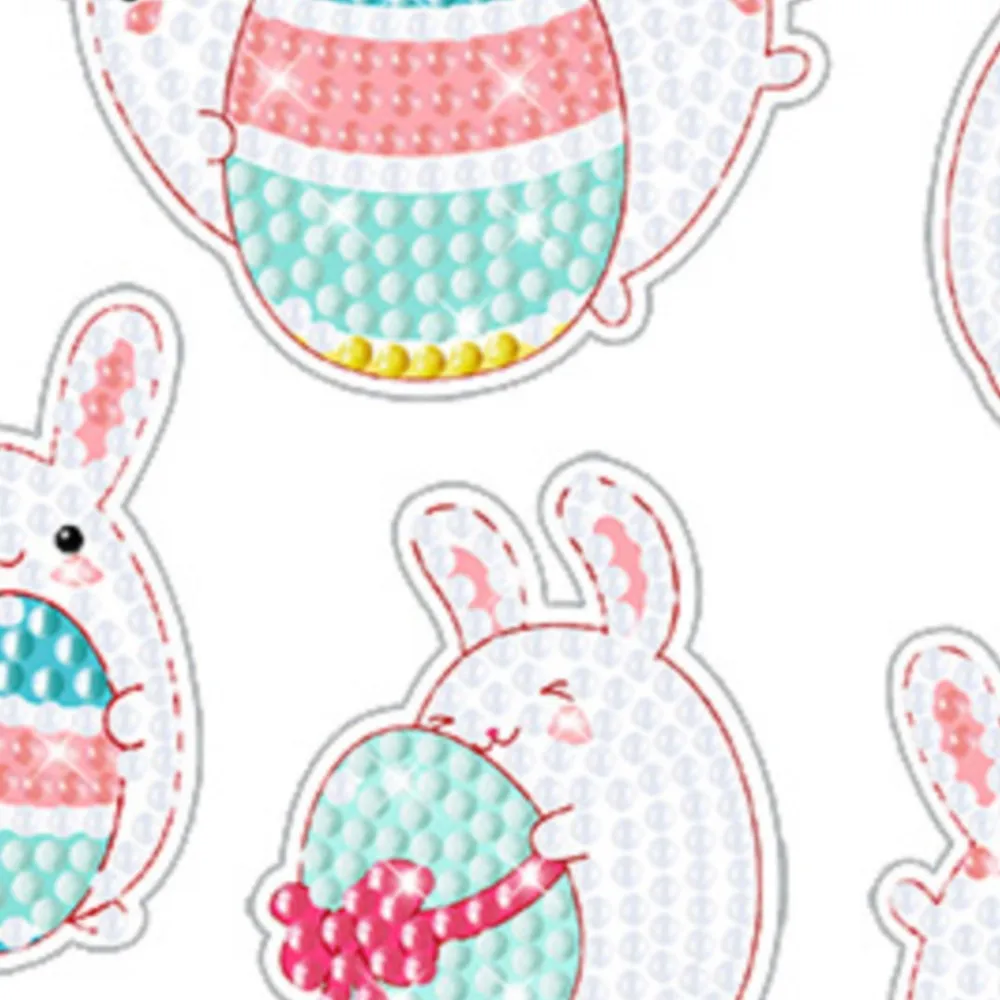 

Diamond Painting Cartoon Easter egg bunny Drills Embroider Handiwork Enthusiast Decoration Schoolbag Best Gifts
