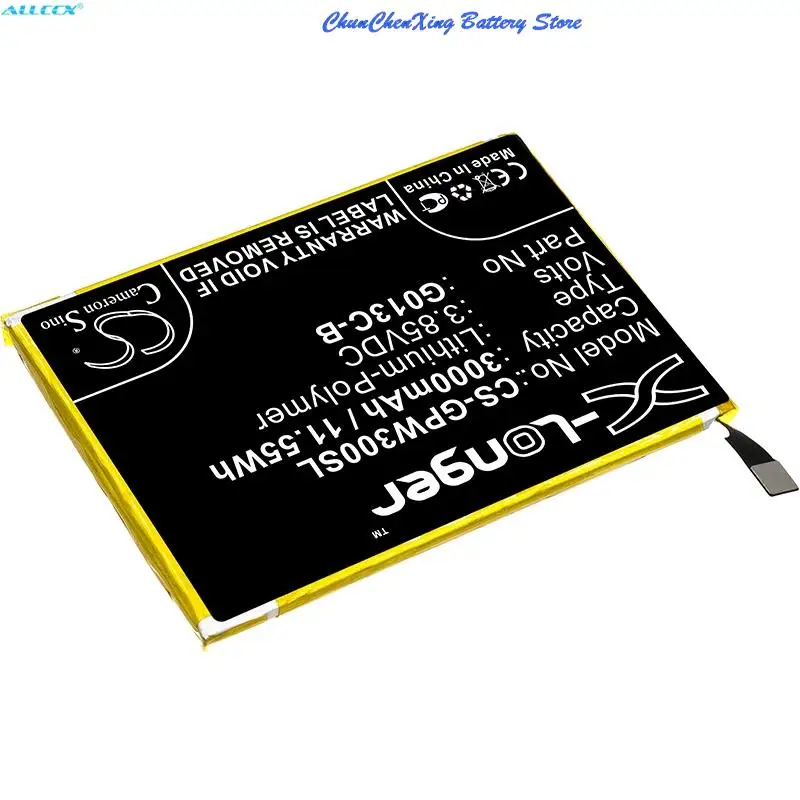

CS-GPW300SL 3000mAh Battery G013C-B for Google G013C,Pixel 3 XL,Pixel XL 3