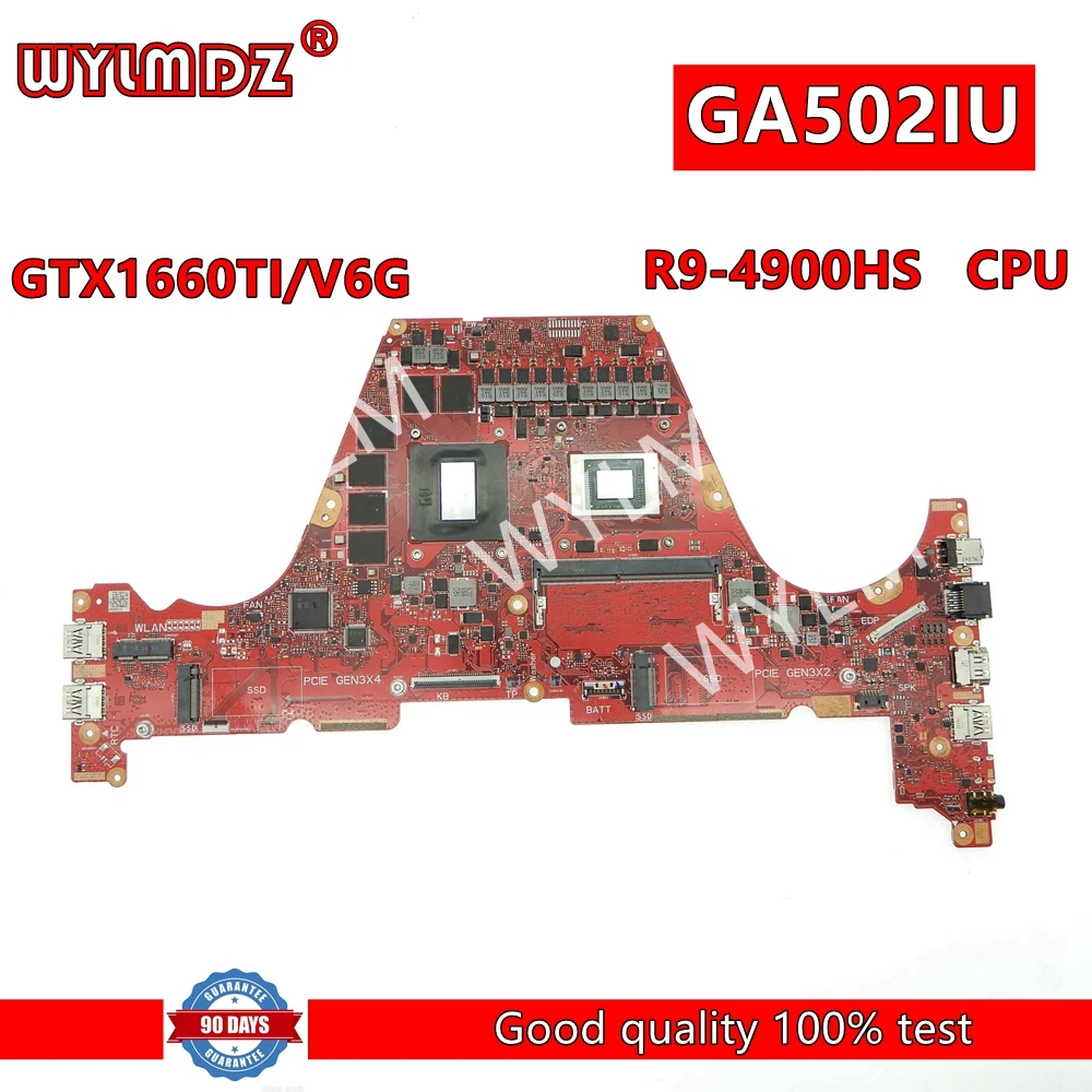 

GA502IU с R9-4900HS CPU 8G RAM GTX1660TI/V6G Материнская плата Asus GA502IV GA502 GA502DU GA502I материнская плата для ноутбука