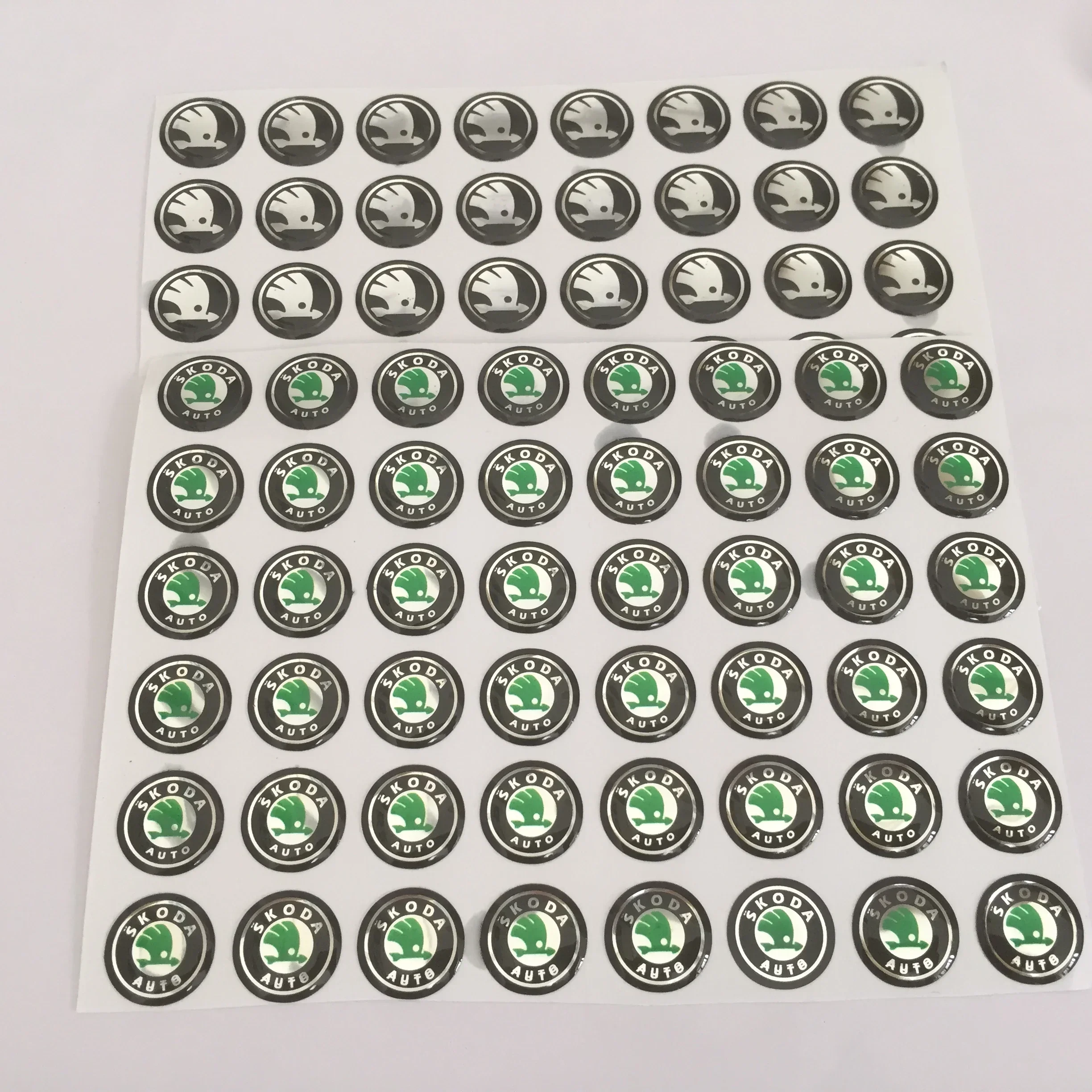 2pcs 5pcs 10pcs 14mm For car key fob case Badge button Badge logo straight folding remote Keychain Replacement Sticker