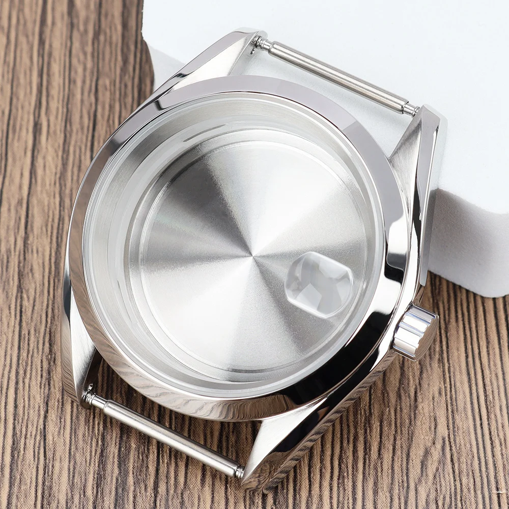 39.2mm Case Polished nh 35 Watch Cases Watch Accessories Stainless Steel Back Cover For NH34 NH35 NH36 NH38 NH72 4R36 31mm Dial