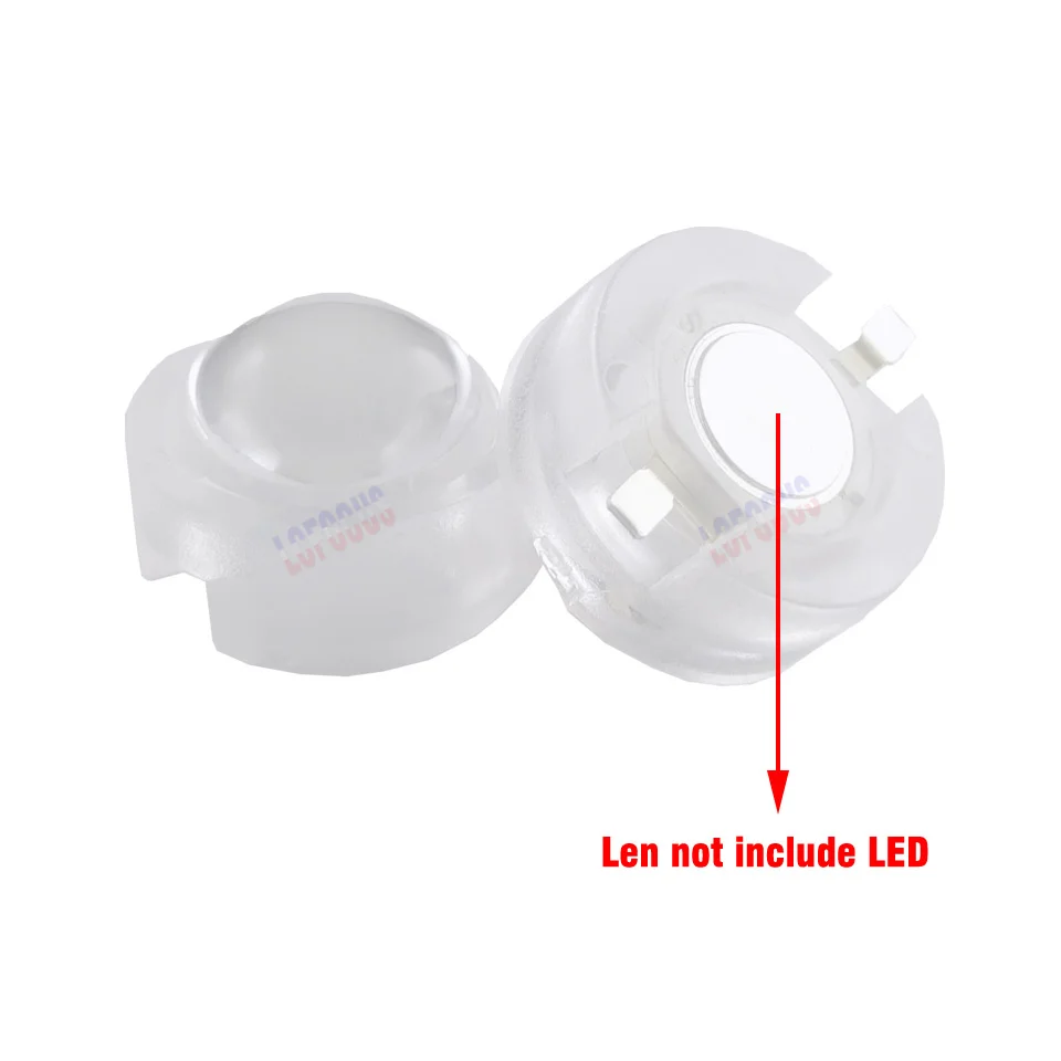 13mm 15 30 45 60 90 100도 미니 적외선 IR LED 렌즈 볼록 반사경 콜리메이터 1W 3W 고성능 LED 칩 다이오드 COB용