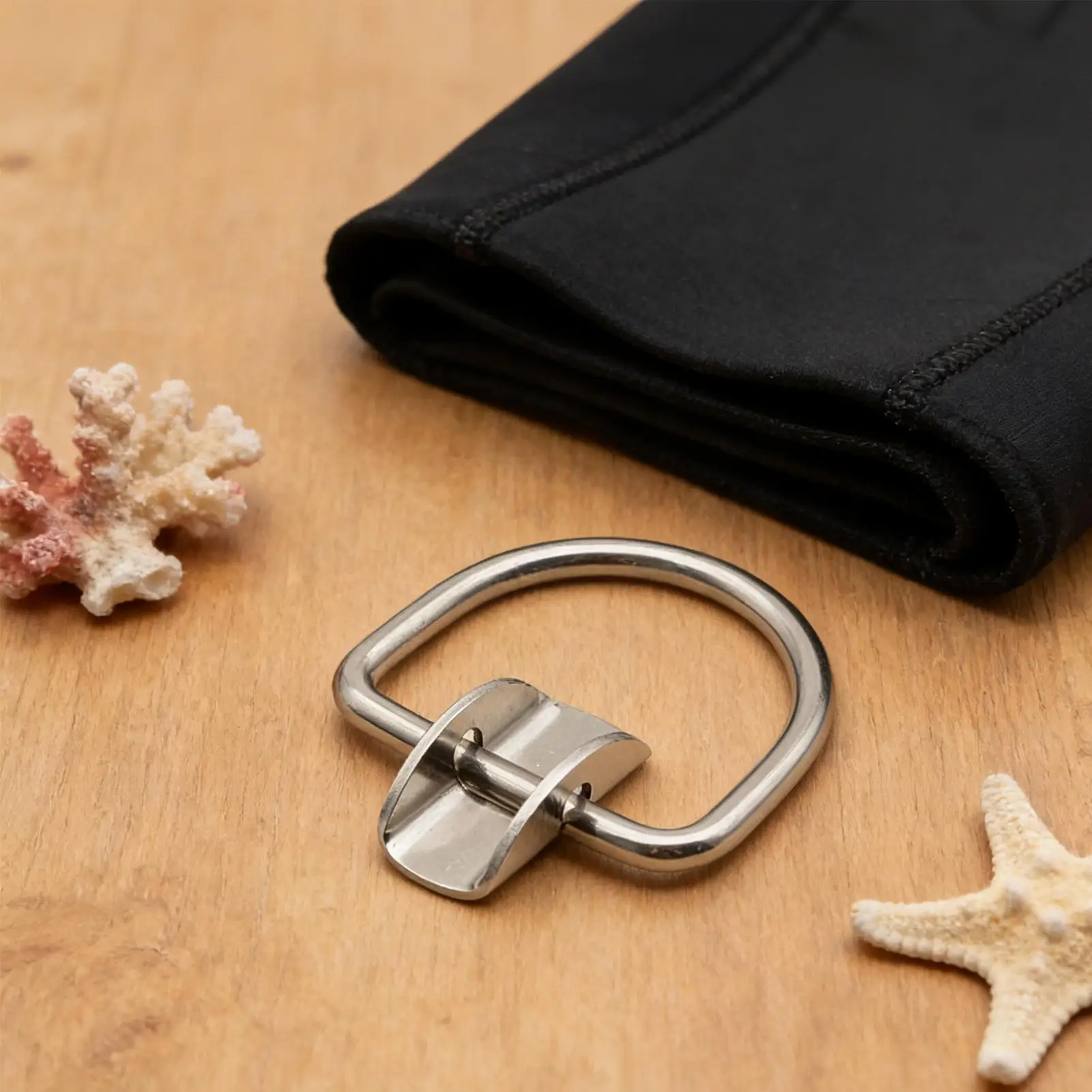 الغوص حزام الوزن D حلقة الفولاذ المقاوم للصدأ حزام تسخير حزام الغوص D حلقة الظهر يطير الجانب تحديد المواقع مشبك قاعدة للمياه