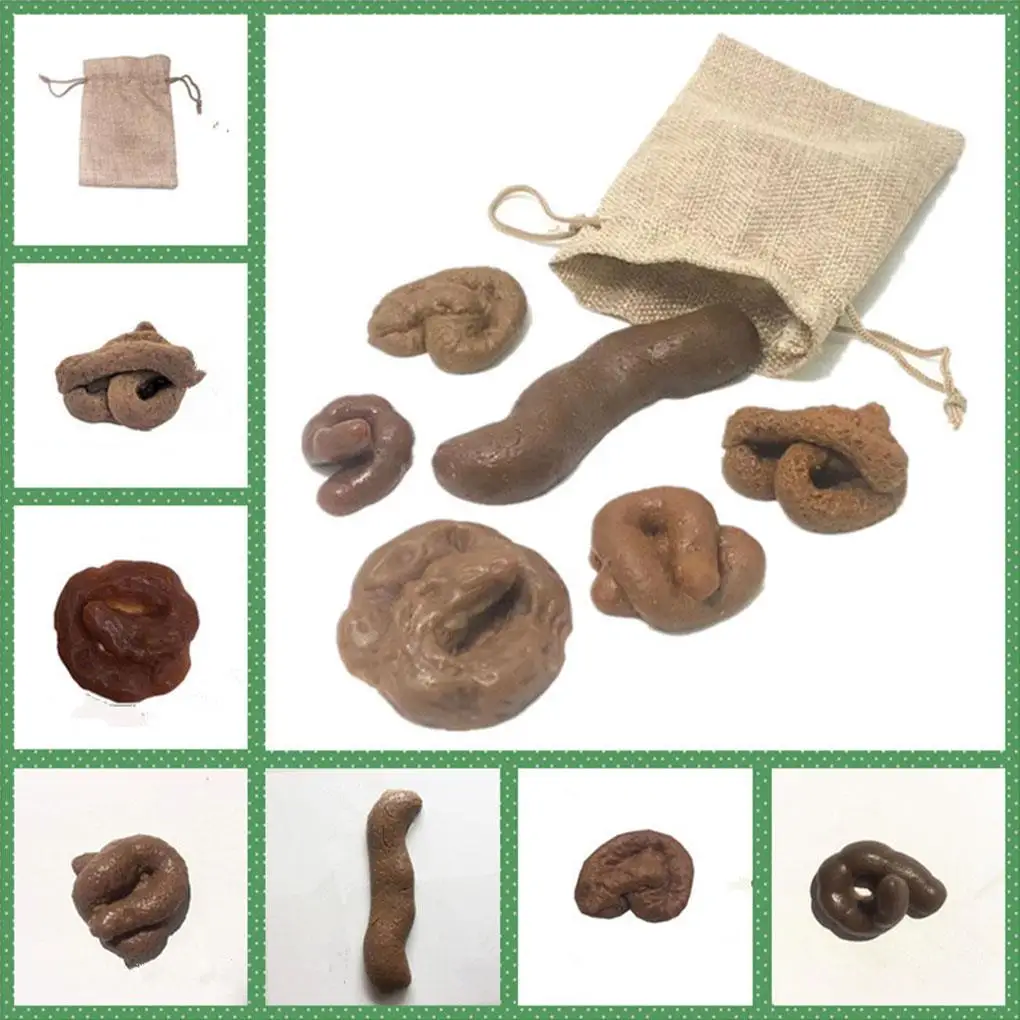 Realistische Poop Geschenk lustige Spielzeuge gefälschte Kacke Stück Scheiße Streich Anti stress Gadget Squishy Spielzeug Witz knifflige Spielzeuge Turd Unfug