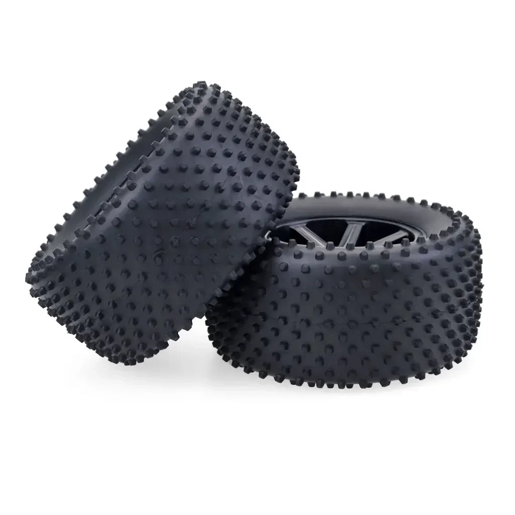 4 Stuks Desert Truck 102 Mm Rubber Spons Banden Velg Wielen Hub Hex Voor Rc 1/10 Auto Hsp off Road