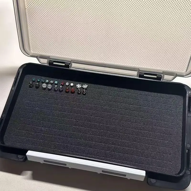Large Capacity Earring Storage Box Portable Jewelry Case Ear Stud Display Holder Jewelry Organizer For Home Travel Collection