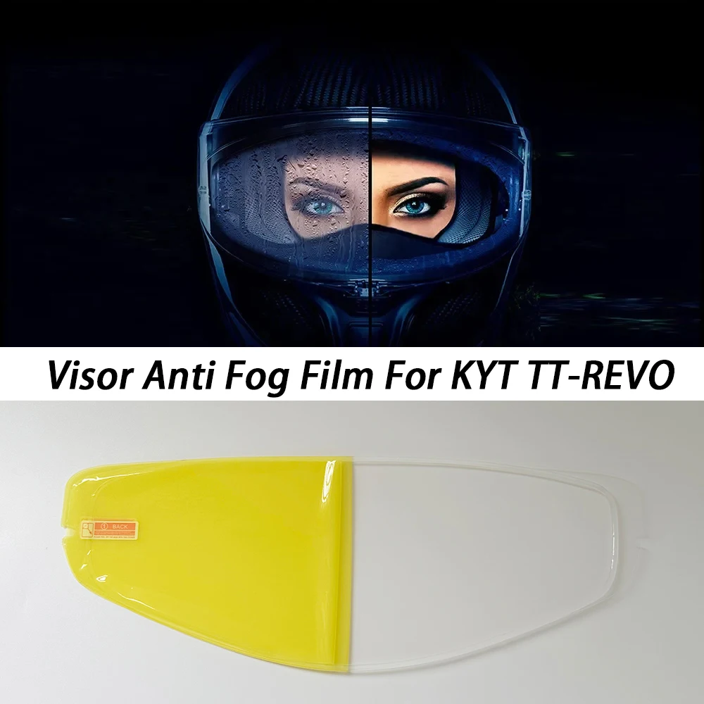 

Пленка для линз мотоциклетных шлемов для KYT TT REVO, козырек для шлема, противотуманная пленка