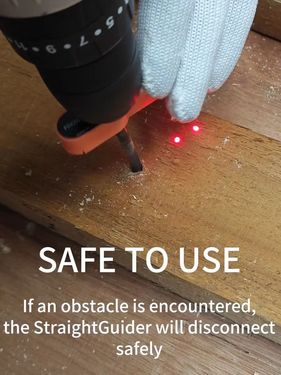 Portable Multi-Functional Drill Positioning Light for Furniture Assembly DIY Woodworking - Unobstructed View Drill Locator