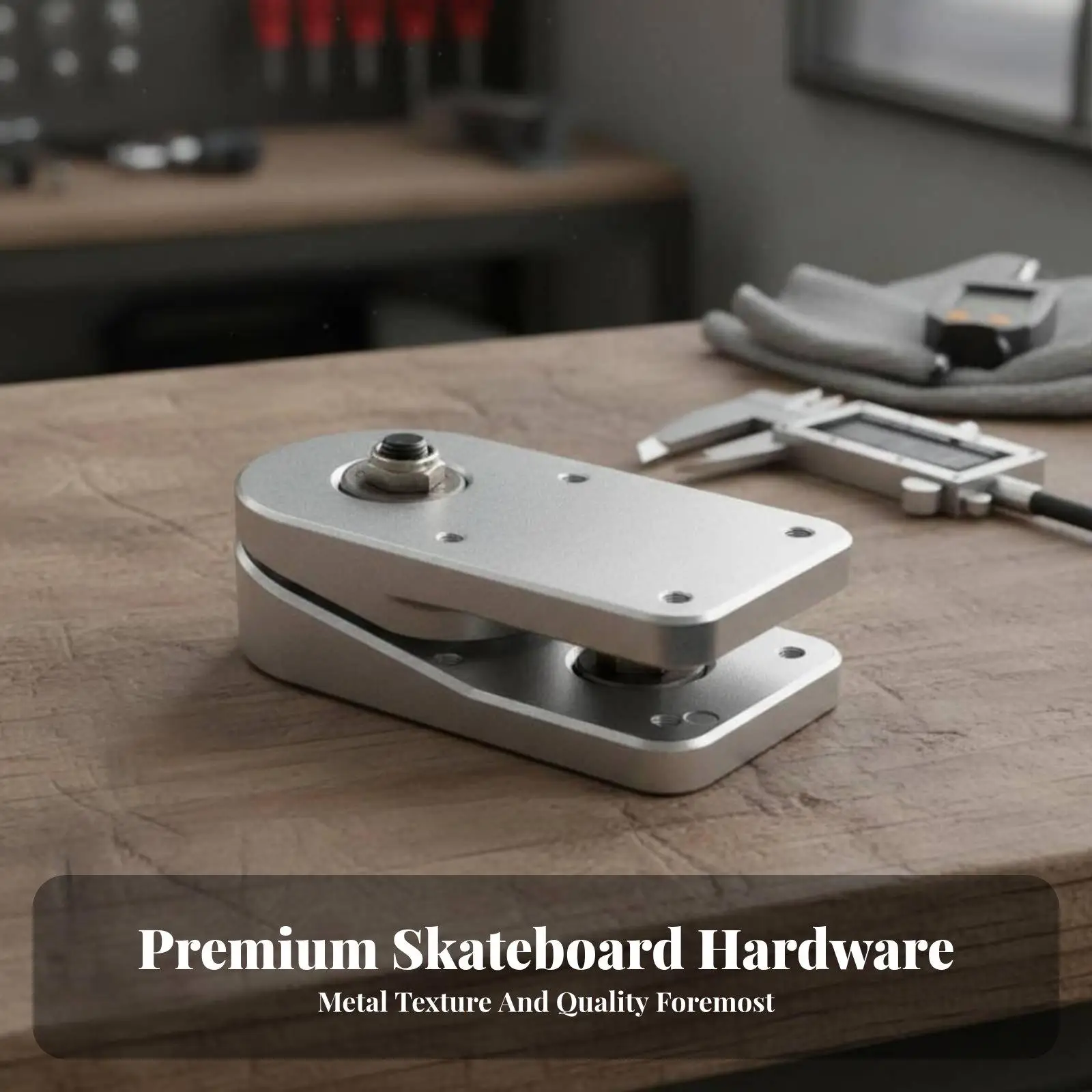 Skateboard Truck Adapter Bracket for 6.25 Inch Axle Surf Pump Conversion Kit Aluminum Alloy Enhanced Stability for Tricks