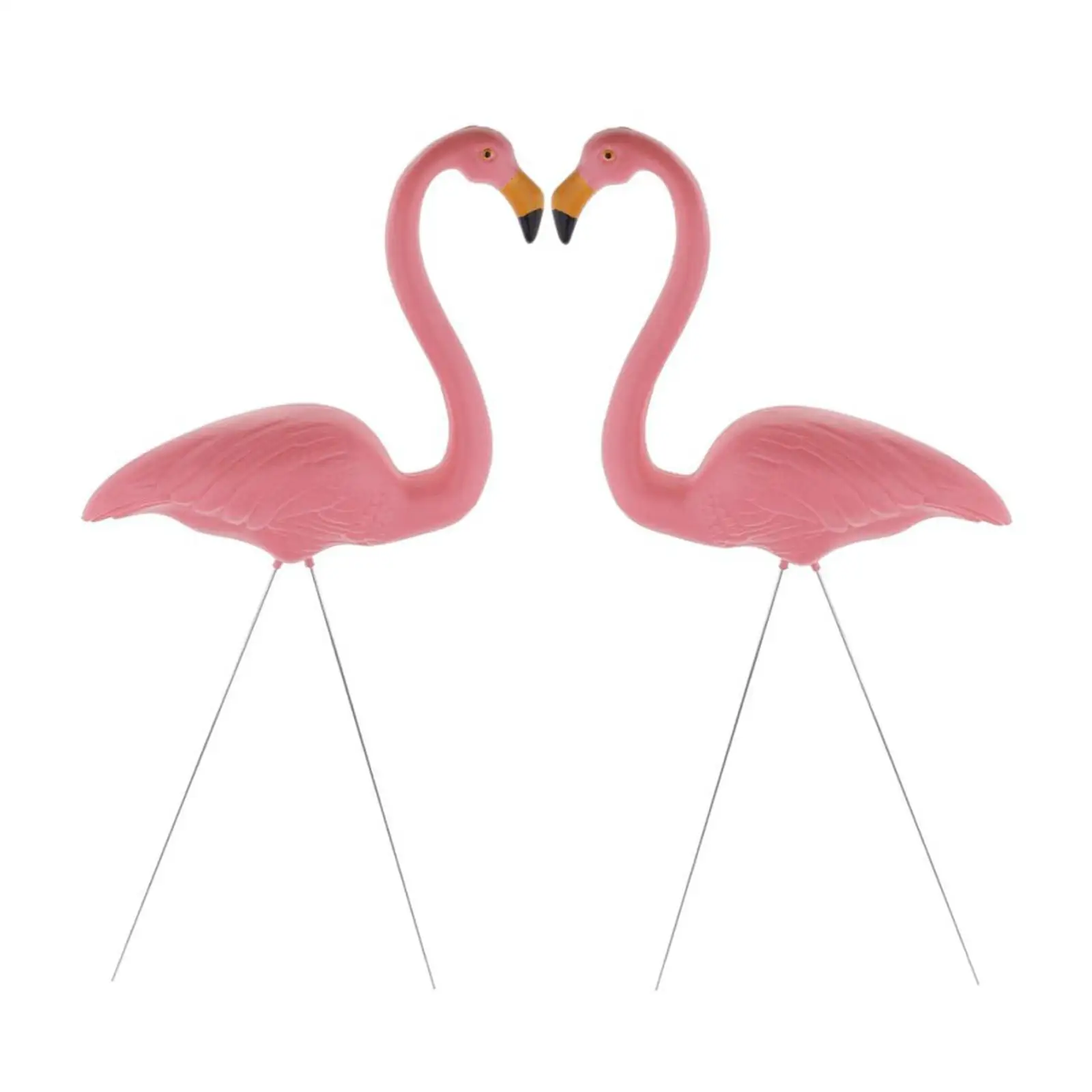 Flamingos Garden Decoration Vivid Outdoor Lawn Flamingo Model Ornament Backyard Statues for Home Garden