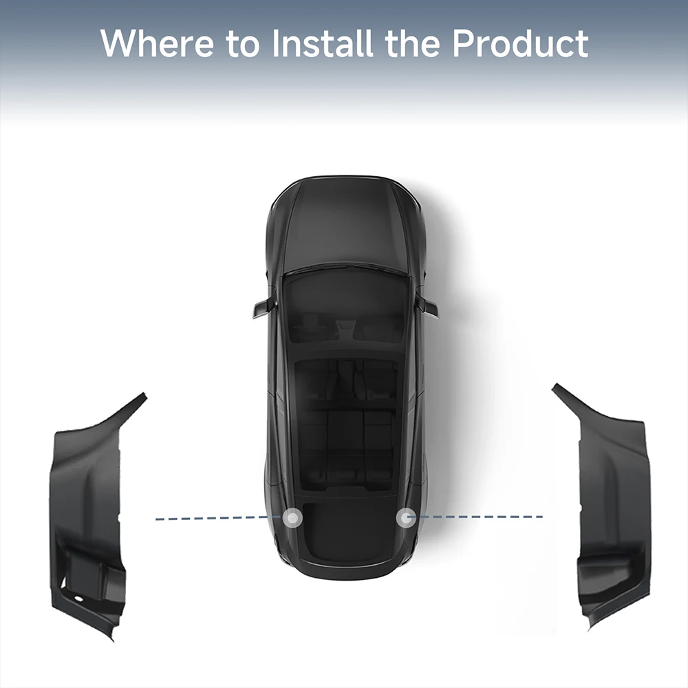 Für Tesla Model Y Juniper Zubehör TPE Türschwellenschutz Kofferraum-Heckklappe Seitenwand Schutzfolien für die Mittelkonsole – Detail 9