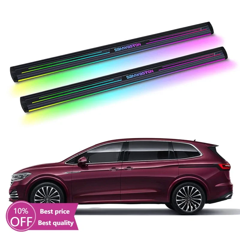 

Cc CarAutomatic Electric Power Neon Led Light Side Step Running Board for Volkswagen for VW Viloran 2020-2024