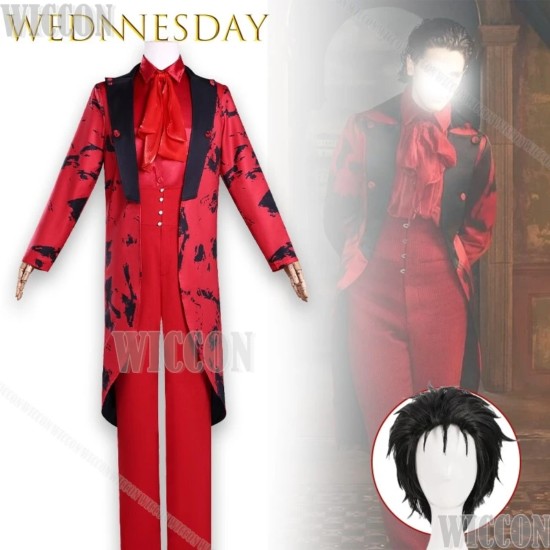 Vestido rojo de la temporada de Wedn Oscar Isaac, disfraz de Cosplay para hombre, ropa deportiva, impresión Digital sublimada, fiesta de juegos de rol personalizada para Halloween ‌