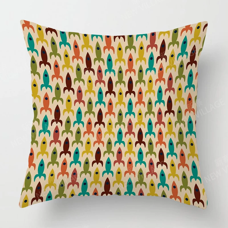 Nordic fall home decor autumn throw pillow case sofa Cushion cover modern 45x45cm 45*45 50x50 60x60cm 40*40 40x40 geometry 60*60