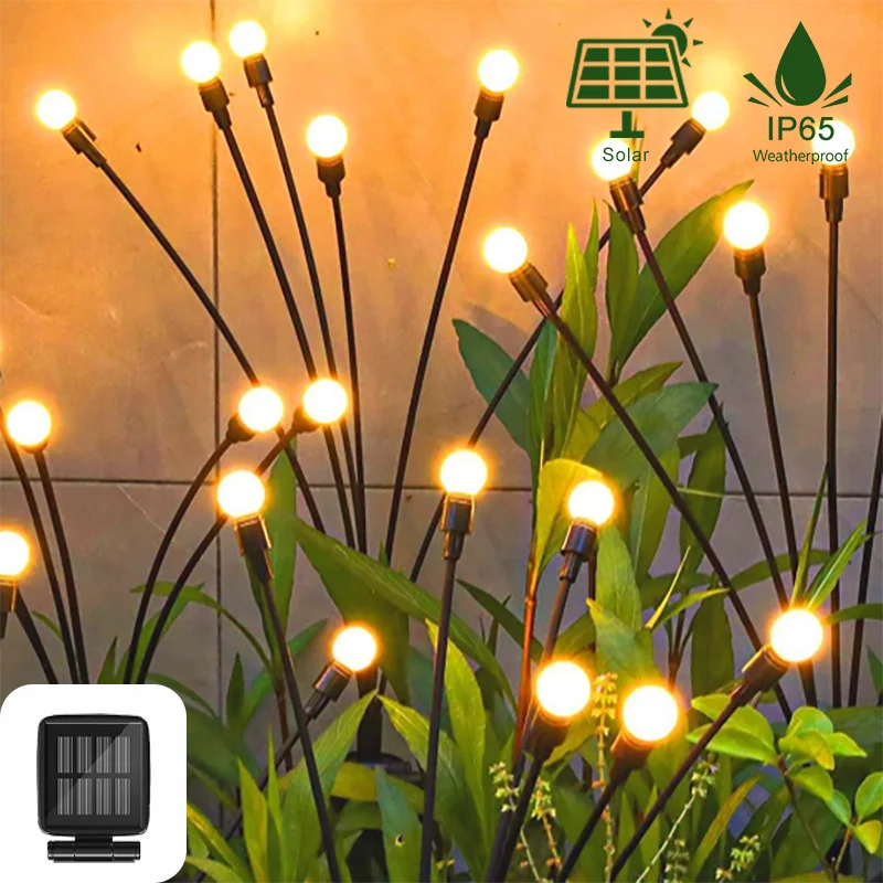 

Solar LED Light Outdoor Garden Decoration Landscape Lights Firework Firefly Lawn Lamps Country House Terrace Balcony Decor Lamp