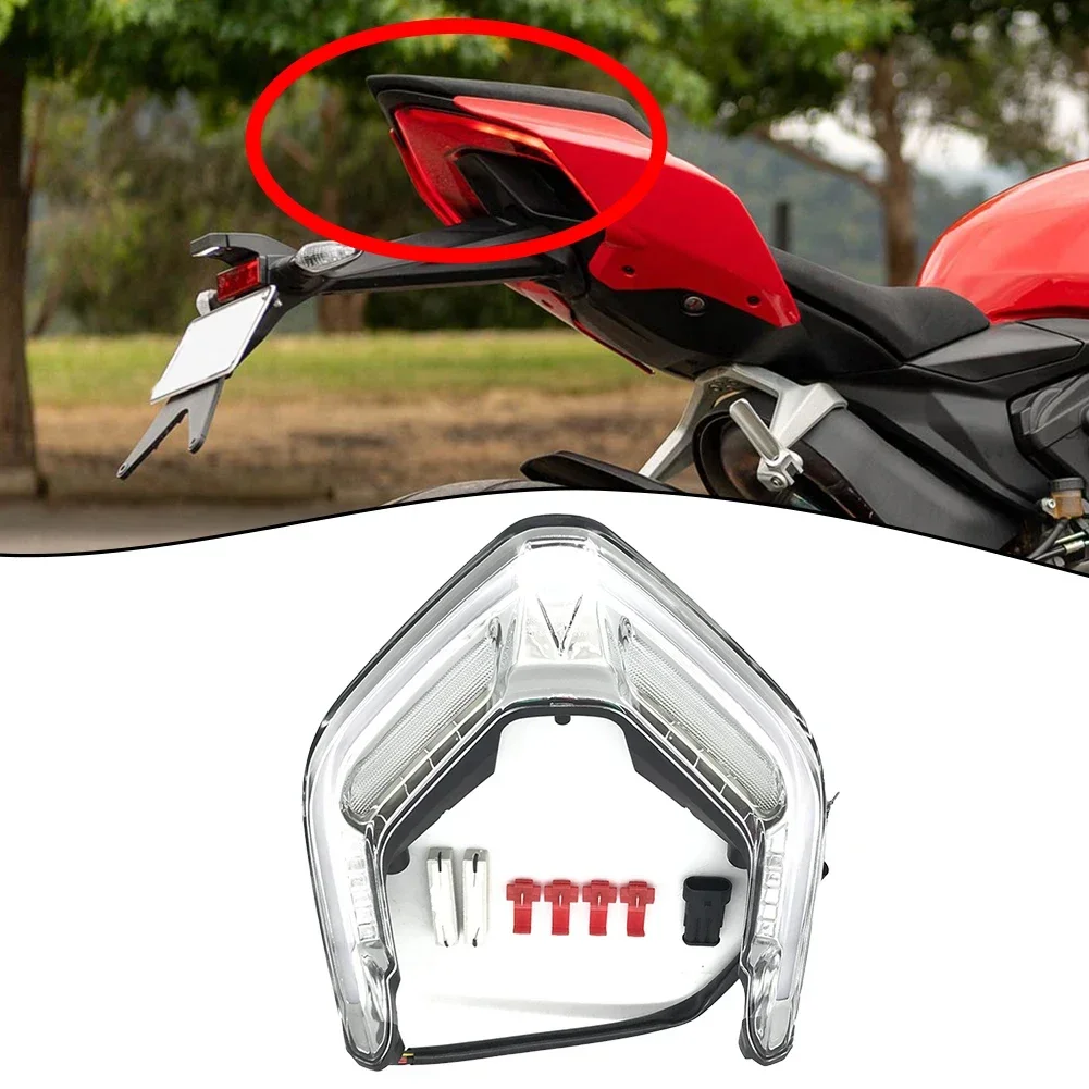 

Turn Signal Integrat LED Tail Light Car 12V 2018-2022 Brake Flowing Water For DUCATI PANIGALE Taillight Consists