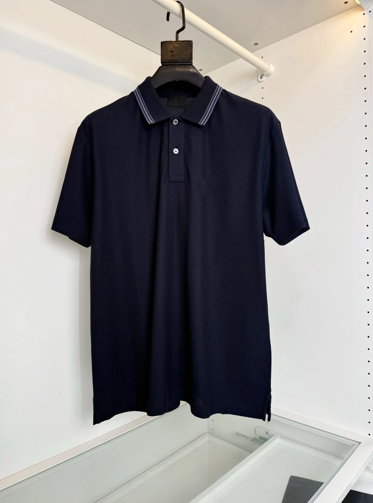SIJITONGDAT-Shirt Cotton Men 2026New Casual Breathable Straight Embroidery Short Sleeve Thin Quality Big Size M-2XL
