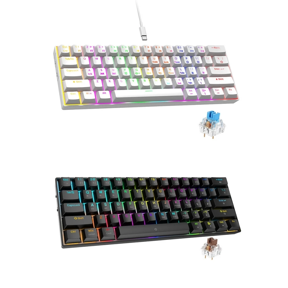 

Игровая клавиатура с русской раскладкой, поддержкой испанского, арабского, корейского языков, мышь для геймеров, 104 клавиши, 100% раскладка, проводная, RGB-подсветка, K90