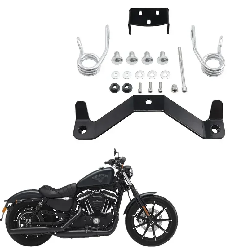 For Harley Sportster 1200 883 2004-2006 2010-2016 Iron 883 Accesorios moto Seat Kit Spring Saddle Support Bracket