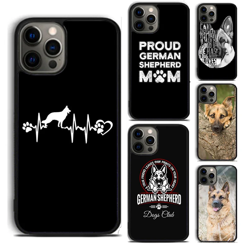 German Shepherd Dog Phone Case For For iPhone 16 15 11 12 13 14 Pro Max XS XR Plus coque